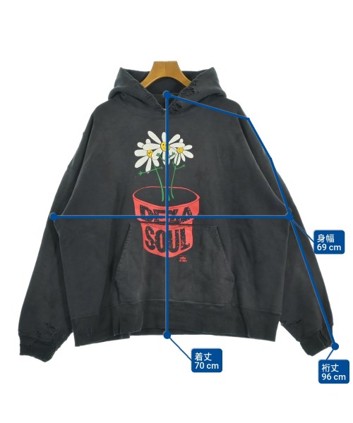 SAINT MICHAEL（セントマイケル）パーカー グレー サイズ:2XL メンズ/2200627491016