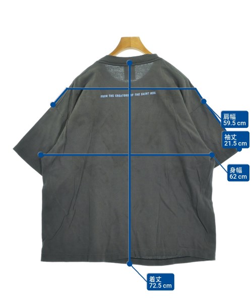 SAINT MICHAEL（セントマイケル）Tシャツ・カットソー グレー サイズ:XXL メンズ/2200627491023