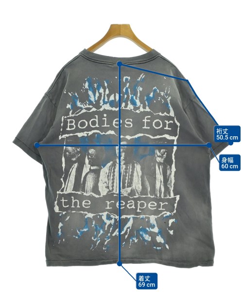 SAINT MICHAEL（セントマイケル）Tシャツ・カットソー グレー サイズ:XL メンズ/2200627578137