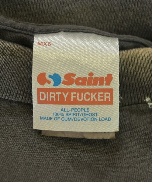 SAINT MICHAEL（セントマイケル）Tシャツ・カットソー グレー サイズ:S メンズ/2200627739026