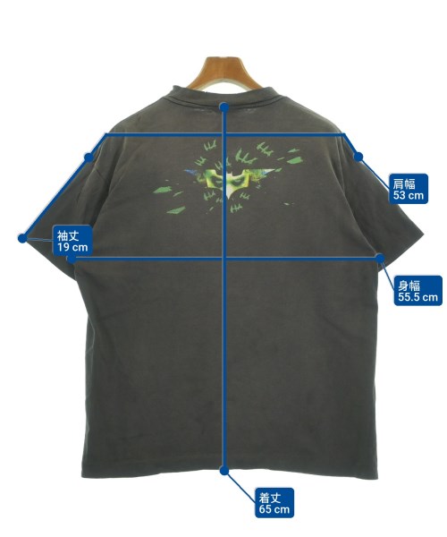 SAINT MICHAEL（セントマイケル）Tシャツ・カットソー グレー サイズ:S メンズ/2200627739026