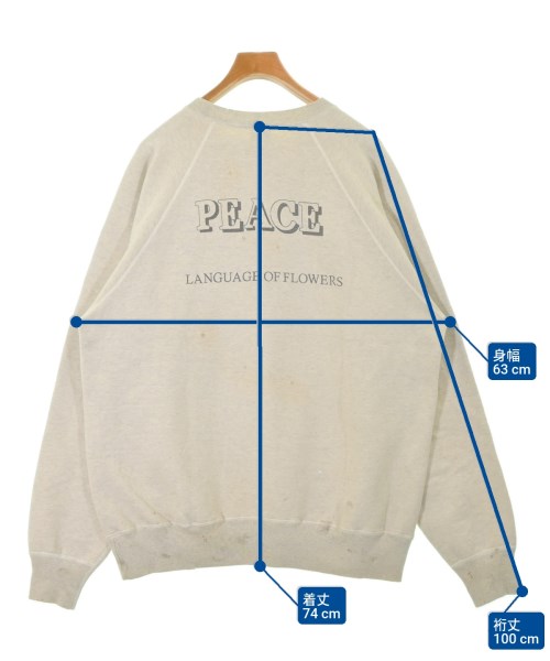 SAINT MICHAEL（セントマイケル）スウェット ベージュ サイズ:XL メンズ/2200628566072