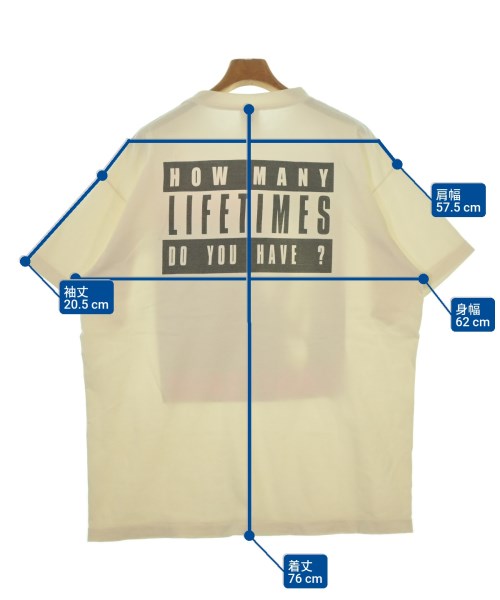 SAINT MICHAEL（セントマイケル）Tシャツ・カットソー 白 サイズ:XL メンズ/2200628566089