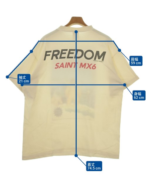 SAINT MICHAEL（セントマイケル）Tシャツ・カットソー 白 サイズ:XL メンズ/2200628566096