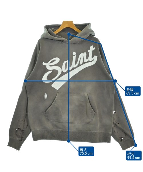 SAINT MICHAEL（セントマイケル）パーカー グレー サイズ:XL メンズ/2200628566140