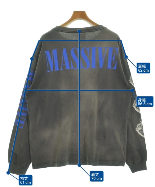 SAINT MICHAEL（セントマイケル）Tシャツ・カットソー グレー サイズ:XL メンズ/2200628574060