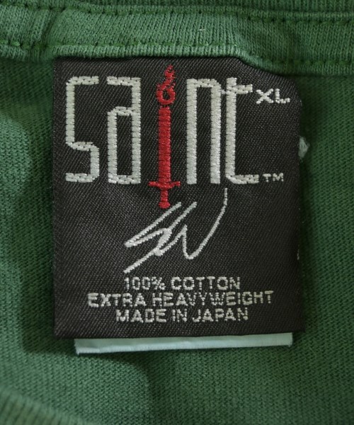 SAINT MICHAEL（セントマイケル）Tシャツ・カットソー 緑 サイズ:XL メンズ/2200610487026