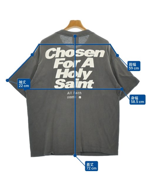 SAINT MICHAEL（セントマイケル）Tシャツ・カットソー グレー サイズ:L メンズ/2200610578038