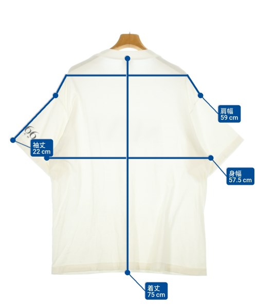SAINT MICHAEL（セントマイケル）Tシャツ・カットソー 白 サイズ:L メンズ/2200610578083
