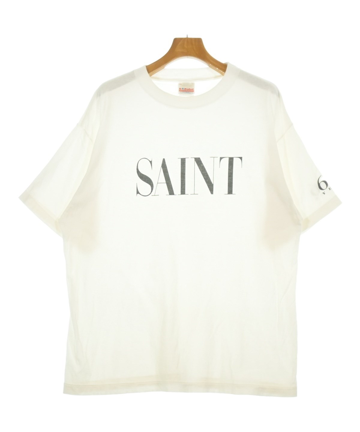 SAINT MICHAEL（セントマイケル）Tシャツ・カットソー 白 サイズ:L