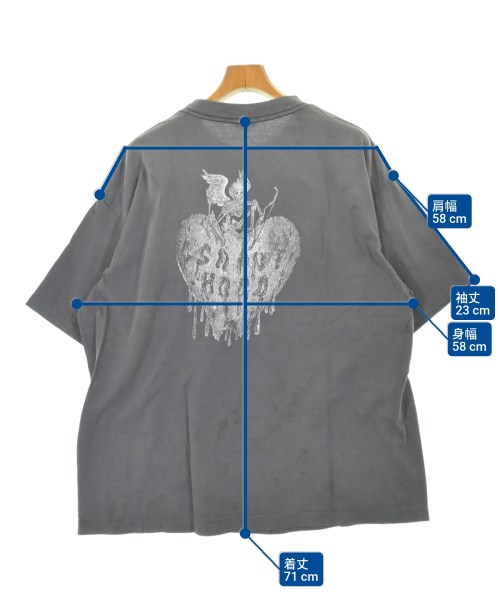 SAINT MICHAEL（セントマイケル）Tシャツ・カットソー 茶 サイズ:XL メンズ/2200611600073