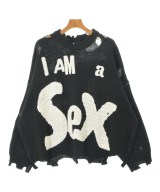 SAINT MICHAEL（セントマイケル）ニット・セーター 黒 サイズ:XL メンズ/2200612326040