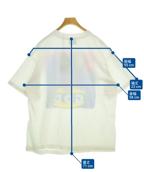 SAINT MICHAEL（セントマイケル）Tシャツ・カットソー 白 サイズ:L メンズ/2200620152044