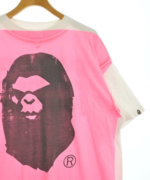 SAINT MICHAEL（セントマイケル）Tシャツ・カットソー ピンク サイズ:XL メンズ/2200620152068