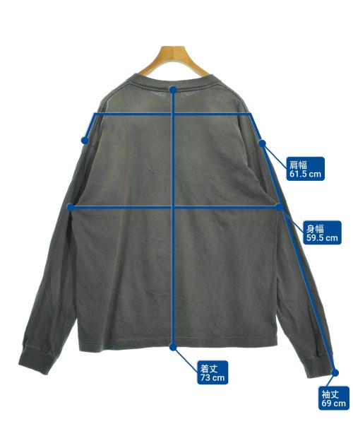 SAINT MICHAEL（セントマイケル）Tシャツ・カットソー グレー サイズ:XL メンズ/2200620668019