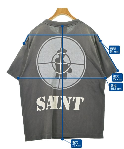 SAINT MICHAEL（セントマイケル）Tシャツ・カットソー グレー サイズ:L メンズ/2200606523097