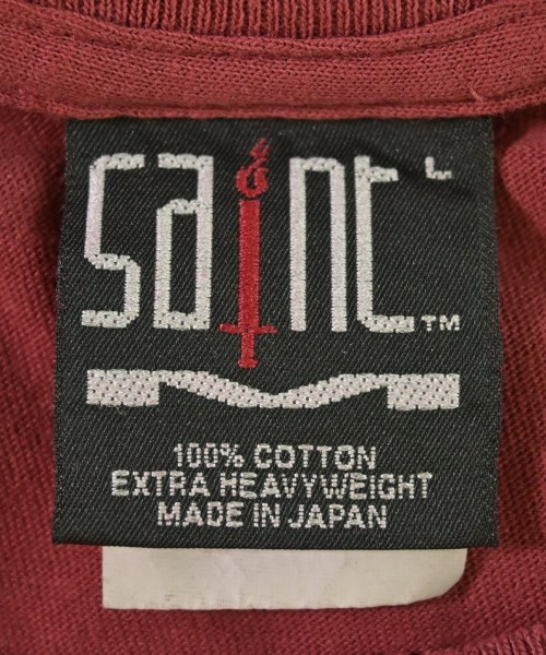SAINT MICHAEL（セントマイケル）Tシャツ・カットソー 赤 サイズ:L メンズ/2200606523127