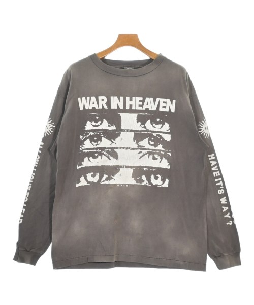 SAINT MICHAEL(セントマイケル)Tシャツ・カットソー グレー サイズ:L/2200602972288