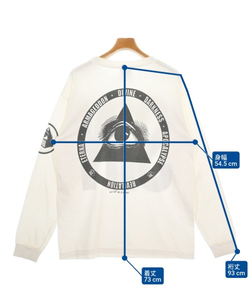 SAINT MICHAEL（セントマイケル）Tシャツ・カットソー 白 サイズ:L メンズ/2200602972295