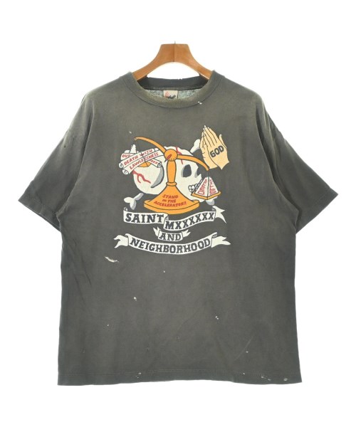 SAINT MICHAEL(セントマイケル)Tシャツ・カットソー グレー サイズ:M/2200674416031
