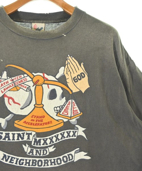 SAINT MICHAEL（セントマイケル）Tシャツ・カットソー グレー サイズ:M メンズ/2200674416031