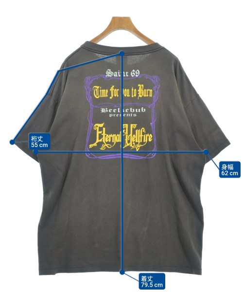 SAINT MICHAEL（セントマイケル）Tシャツ・カットソー グレー サイズ:XXXL メンズ/2200675546034