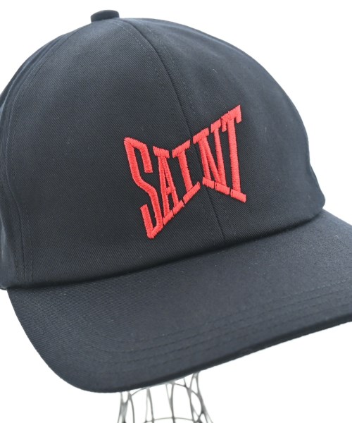 SAINT MICHAEL（セントマイケル）キャップ 黒 サイズ:F メンズ/2200675162081