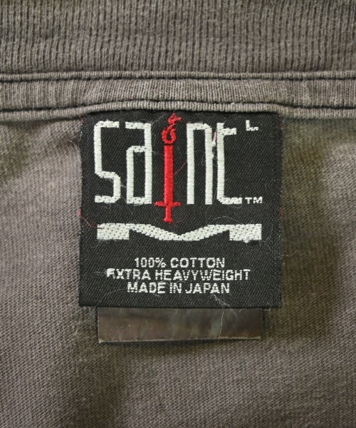 SAINT MICHAEL（セントマイケル）Tシャツ・カットソー グレー サイズ:L メンズ/2200679587453