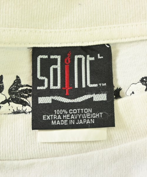 SAINT MICHAEL（セントマイケル）Tシャツ・カットソー 白 サイズ:L メンズ/2200679587460