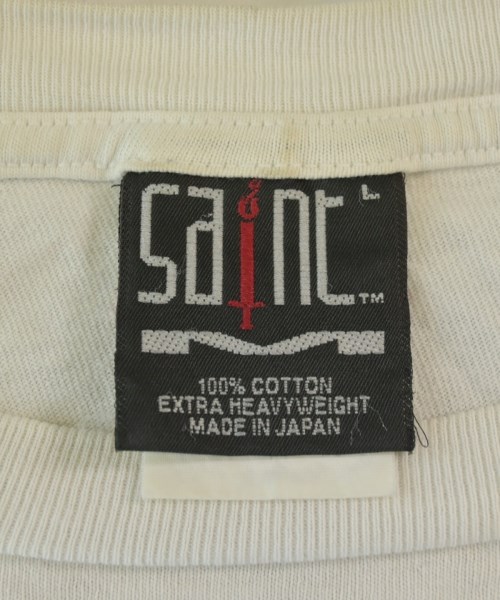 SAINT MICHAEL（セントマイケル）Tシャツ・カットソー 白 サイズ:L メンズ/2200691795119