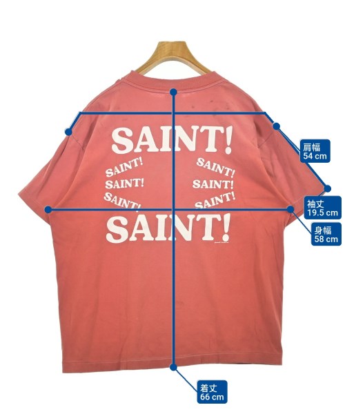 SAINT MICHAEL（セントマイケル）Tシャツ・カットソー 赤 サイズ:M メンズ/2200700288410