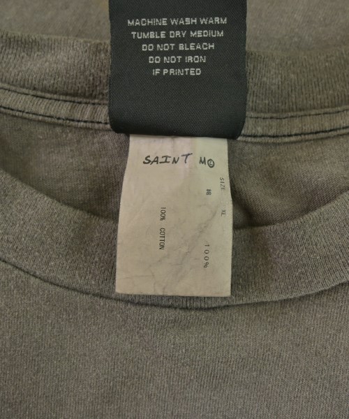 SAINT MICHAEL（セントマイケル）Tシャツ・カットソー 茶 サイズ:XL メンズ/2200657305017