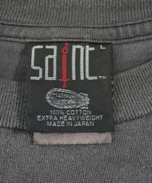 SAINT MICHAEL（セントマイケル）Tシャツ・カットソー グレー サイズ:L メンズ/2200661211052