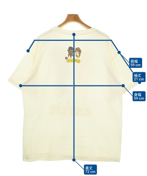 SAINT MICHAEL（セントマイケル）Tシャツ・カットソー 白 サイズ:XL メンズ/2200648794042