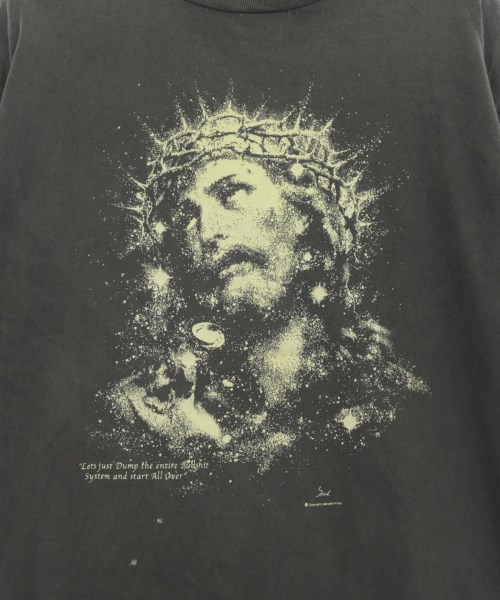 SAINT MICHAEL（セントマイケル）Tシャツ・カットソー グレー サイズ:S メンズ/2200710505019