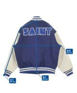 SAINT MICHAEL（セントマイケル）スタジャン 青 サイズ:M メンズ/2200712662017