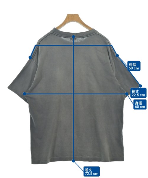 SAINT MICHAEL（セントマイケル）Tシャツ・カットソー グレー サイズ:L メンズ/2200713743012