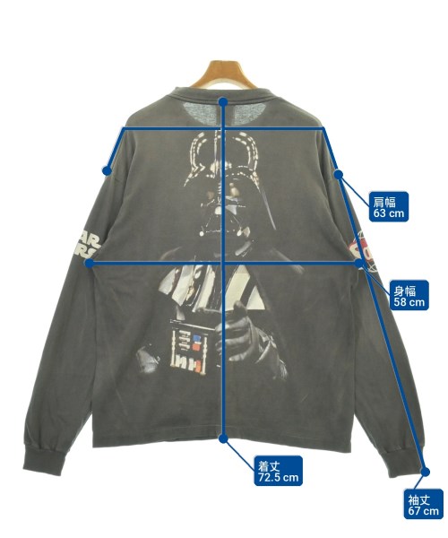 SAINT MICHAEL（セントマイケル）Tシャツ・カットソー グレー サイズ:L メンズ/2200714893105