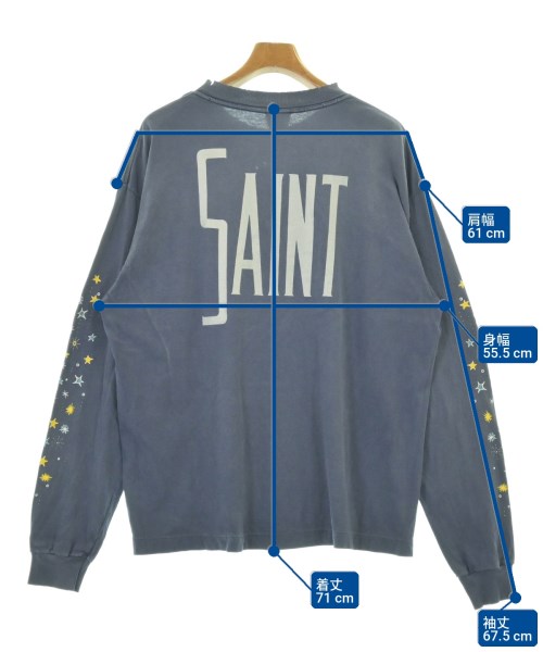 SAINT MICHAEL（セントマイケル）Tシャツ・カットソー 紺 サイズ:L メンズ/2200714893112