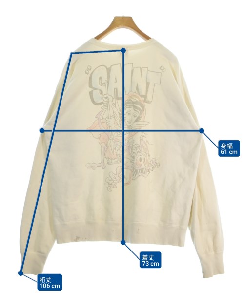SAINT MICHAEL（セントマイケル）スウェット 白 サイズ:XL メンズ/2200715878378