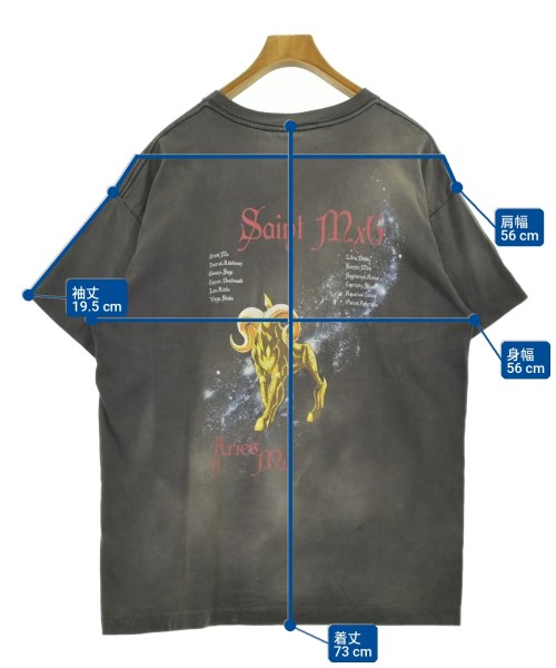 SAINT MICHAEL（セントマイケル）Tシャツ・カットソー グレー サイズ:L メンズ/2200716712060
