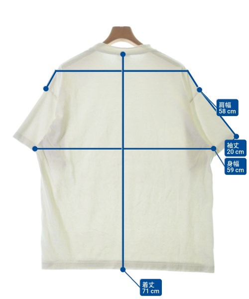 SAINT MICHAEL（セントマイケル）Tシャツ・カットソー 白 サイズ:XL メンズ/2200647585115