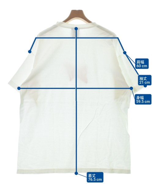 SAINT MICHAEL（セントマイケル）Tシャツ・カットソー 白 サイズ:XL メンズ/2200649519026