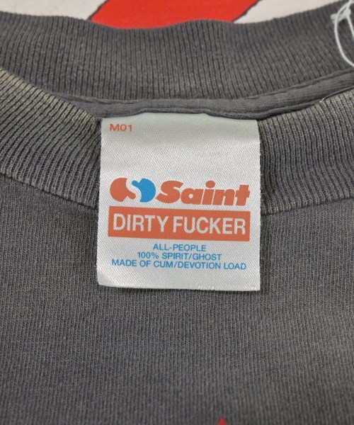 SAINT MICHAEL（セントマイケル）Tシャツ・カットソー グレー サイズ:XL メンズ/2200650678071