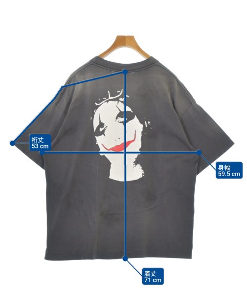 SAINT MICHAEL（セントマイケル）Tシャツ・カットソー グレー サイズ:XL メンズ/2200650678071
