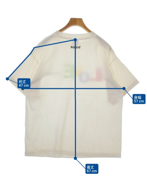 SAINT MICHAEL（セントマイケル）Tシャツ・カットソー ベージュ サイズ:S メンズ/2200652452181