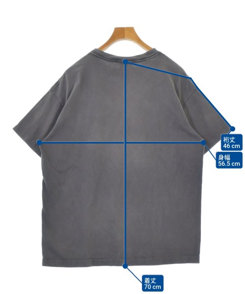 SAINT MICHAEL（セントマイケル）Tシャツ・カットソー グレー サイズ:L メンズ/2200652877052