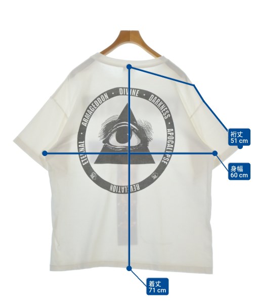SAINT MICHAEL（セントマイケル）Tシャツ・カットソー 白 サイズ:XL メンズ/2200653768052