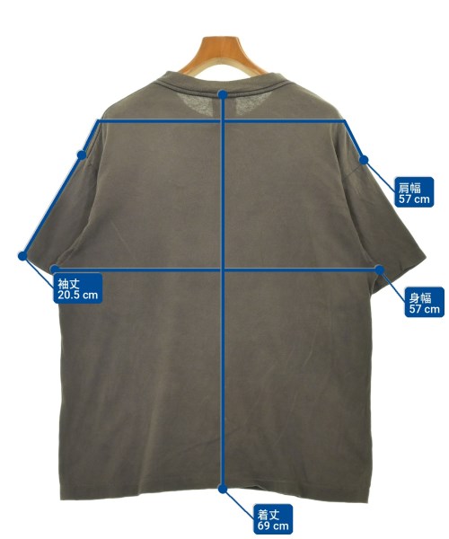 SAINT MICHAEL（セントマイケル）Tシャツ・カットソー グレー サイズ:M メンズ/2200702486036