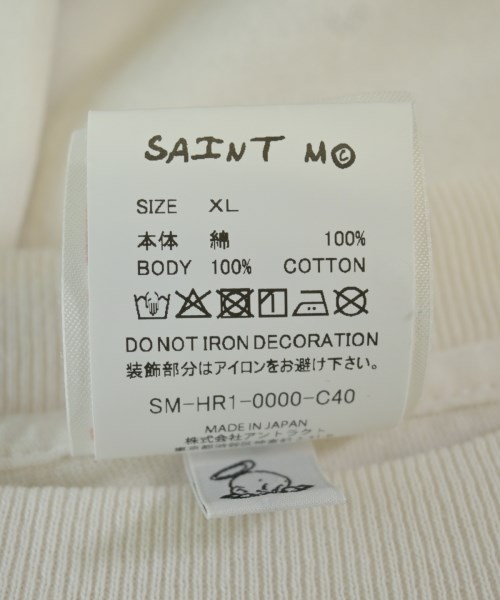 SAINT MICHAEL（セントマイケル）Tシャツ・カットソー 白 サイズ:XL メンズ/2200706779011